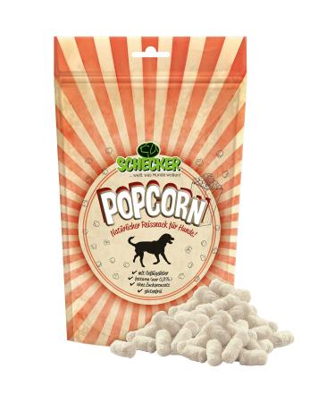 Schecker dog food - popcorn for dogs with liver flavor - also for diabetics and allergy sufferers 5 x 100g 100 g (pack of 5)