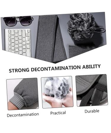 Buy Balacoo Men's Bath Set - 3 Sets Exfoliating Sponge Pad Shower Towel & Scrubber - Spa Accessories for Healthy Cleanse - International Shipping Available - Buy Online on GoSupps.com