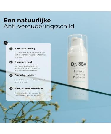 Doctor Sea Cosmetics LTD DR SEA Moisturizing Day Cream with Prebiotics Retinol and Biotin AntiAging & Protective Mature Normal to Dry Skin 50 ml - Buy Online on GoSupps.com