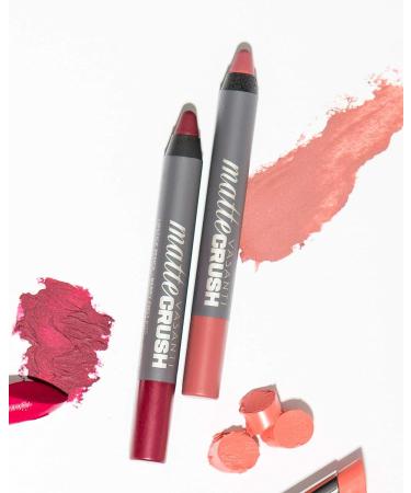 VASANTI Matte Crush Lipstick Pencil in Berry First Kiss - Rich Plum Berry | Waterproof Soft Matte Lip Liner - Buy Online on GoSupps.com