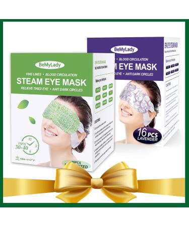 ProCIV 2 Boxes Unscented & Lavender Steam Eye Mask 1 Box for Each