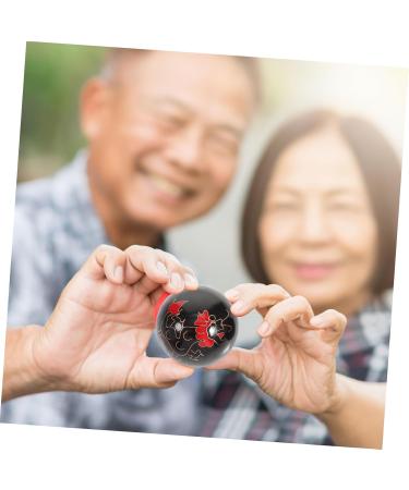 Frcolor 2pcs Chinese Baoding Balls - 40mm Hand Exercise & Fitness Training Balls | Health Care Iron Balls in Decorative Box - Buy Online on GoSupps.com