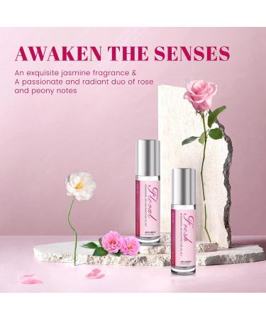 Aeshory Pheromone Perfumes for Women - 2 Pcs Rollerball Perfume Roll-On Travel Perfume Long-Lasting Pheromone-Infused Essential Oil (Floral & Fresh) - Buy Online on GoSupps.com