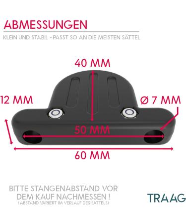 Traag Airtag Bicycle Bracket | Made in Portugal | Theft Protection & Location Tool for Bikes & E-Bikes | Includes Safety Screws & Tools | Dimensions Included - Buy Online on GoSupps.com