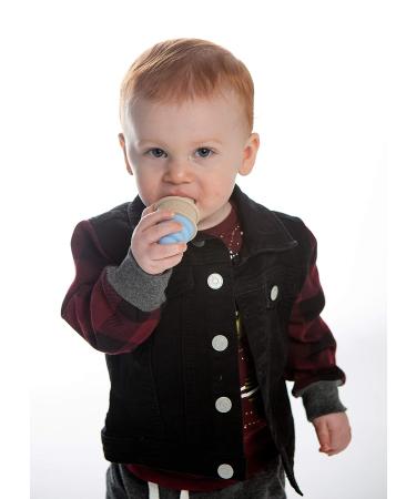 SweeTooth Baby Teether - Soothing Baby Blue Teething Toy - Buy Online on GoSupps.com
