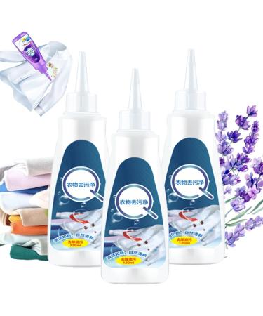 Active Enzyme Laundry Stain Remover Active Enzyme Clothing Stain Remover Active Enzyme Stain Remover White Shirt Guardian Garment Stubborn Stain Cleaner Oil Remover (3pcs-B)
