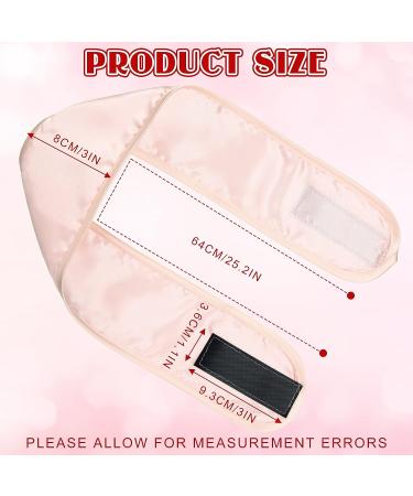 Satin Spa Headband Set - 6 Pieces | Silk Hair Wrap for Women & Girls | Adjustable Satin Hairband for Sleep, Makeup, Skincare | Pink, Black, White - Buy Online on GoSupps.com