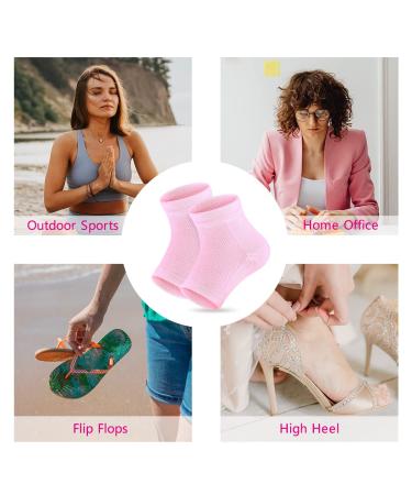 3 Pairs Moisturizing Gel Heel Socks - Open Toe Foot Repair Socks for Women with Dry Hard Cracked Feet - Buy Online on GoSupps.com