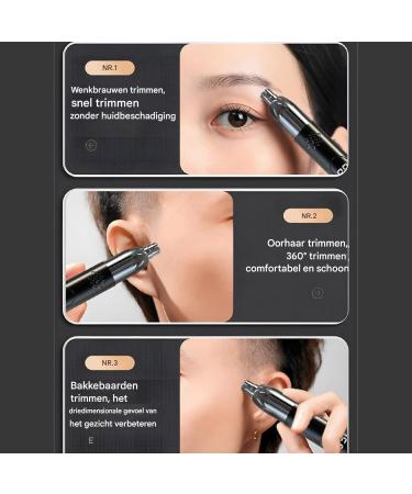 Nose Hair Trimmer for Men Nose Hair Trimmer for Women Electric Nose Hair Remover Safe Nostril Hair Trimmer Multifunctional Nose Hair Remover Beauty Tools for Business Travel - Buy Online on GoSupps.com