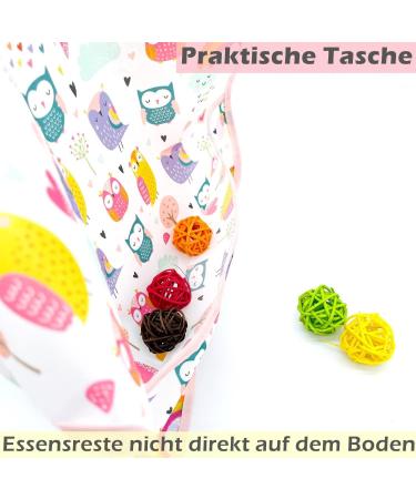 Yealoo Waterproof Baby Bibs - 3 Pack Long Sleeve Bibs for 3-24 Months | Unicorn Owl Flamingo Designs - Buy Online on GoSupps.com