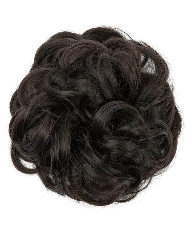 Jjstar 2-Piece Hair Part Kit with Rubber Bands - Perfect for Updos & Messy Buns | Women & Girls Ponytail Extensions in Black & Brown - Buy Online on GoSupps.com