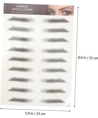 Beavorty 36 pcs eyebrow stickers stickers 4d hair- eyebrows eyebrow tattoo stickers Cejas cosmetic - Buy Online on GoSupps.com