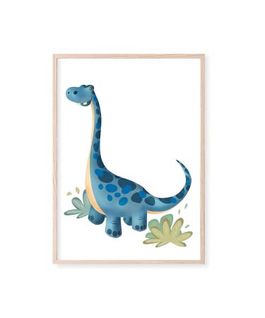 Dino Poster Set for Children's Rooms | Dinosaur Murals for Boys & Girls | Baby Room Decoration | A4 Size | Perfect for Baby Showers - Buy Online on GoSupps.com