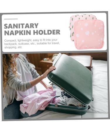 ABOOFAN Women's Bricken 6-Piece Mini Zipper Pocket Bag - Stylish Menstrual Pillow Holder & Handbag Organizer for Travel - Buy Online on GoSupps.com