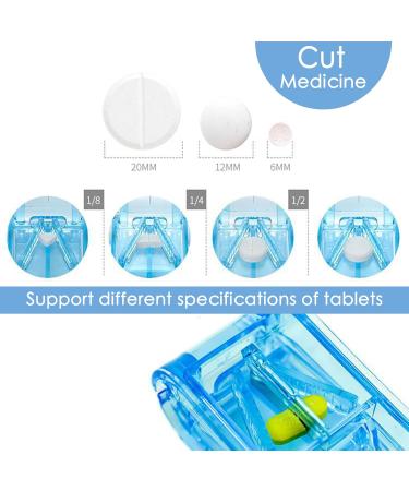 2 Pack Pill Crusher & Cutter - Durable Pill Grinder for Vitamins & Tablets with Cleaning Brush (Pink) - International Shipping - Buy Online on GoSupps.com