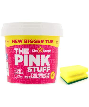Pink Stuff Multipurpose Cleaning Paste- New Bigger Tub 850 G -Non-hazardous Household Cleaner with Degreaser Sponge - Buy Online on GoSupps.com