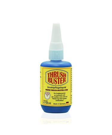 Gustav Optenplatz Thrush Buster Liquid Special hoof care for horses intensive jet care for jet rot on the Hufhorn with a horn-resistant effect easy application without biocide anti-doping (59ml)