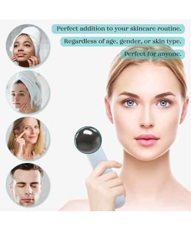 GUGUG 2 Heads Facial Ice Roller for Face & Eye Puffiness Relief - Blue - Buy Online on GoSupps.com