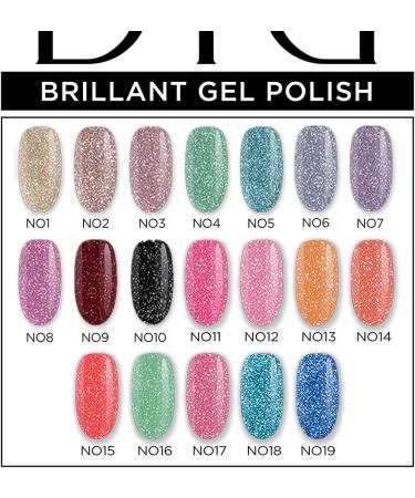 Didier Lab - Premium UV Gel Nail Polish - Brillant No. 11 - Gel Nail Varnish - Nail Art - Long-Lasting High Gloss Wear - Pink Gel Nail Polish - Gel Nails - Glitter Gel Nail Polish - Rich Pigment - Buy Online on GoSupps.com