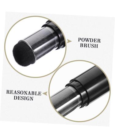 minkissy Makeup Brush Foundation Brush Makeup Supplies Foundation Applicator Nail Dust Brush Blush Brush Refillable Powder Brush Cosmetic Applicator Button Plastic Travel Portable - Buy Online on GoSupps.com