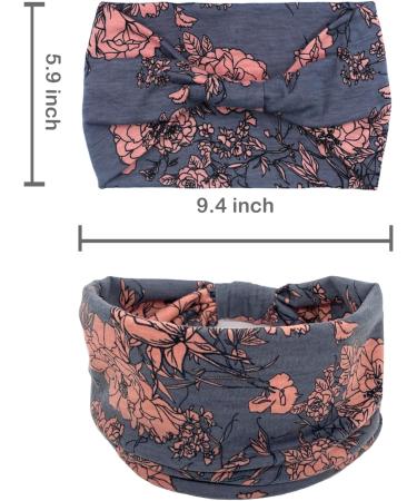 VENUSTE Boho Wide Headbands for Women - 6 Pack Hair Accessories - Buy Online on GoSupps.com