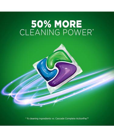 Cascade Dishwasher Detergent Pods with Dishwasher Cleaner Platinum Actionpacs Dishwasher Pods Fresh Scent 16 Count - Buy Online on GoSupps.com