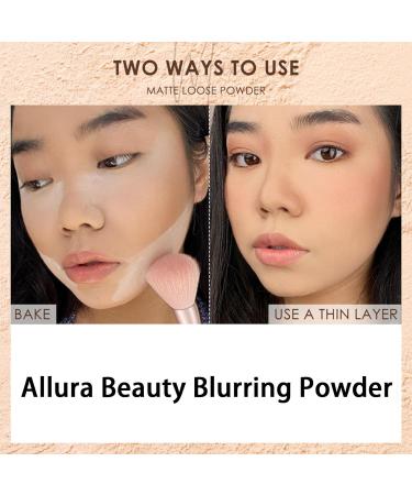 Allura Beauty Blurring Powder Currentlye Polvo Compacto Beauty Pink Setting Powder Beauty Blurring Setting Powder Beauty Setting Powder Waterproof Matte Perfection Pressed Powder(#4) - Buy Online on GoSupps.com