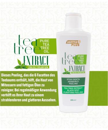SofttoPlus Softto+Plus Tea Tree Scrub purifying care for pure and radiant skin - Buy Online on GoSupps.com