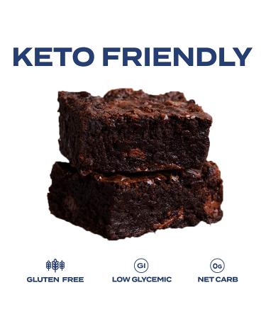 Aviate Keto Brownie Mix - Midnight Fudge Chocolate - 0 Net Carb, Sugar-Free & Gluten-Free Dessert - Lupini Flour Low Carb Brownie Mix (8.8 oz) | Keto-Friendly Snack - Buy Online on GoSupps.com