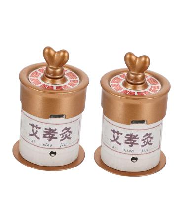 Beavorty 1 set Moxibusion-Box Moxa-Pflaster Moxa-PROFI MOXIBUSTION BOXA MOXA ROLLE Chinese practical Moxibusion tool massage roller Moxa stick Halter PP Care AI-Box