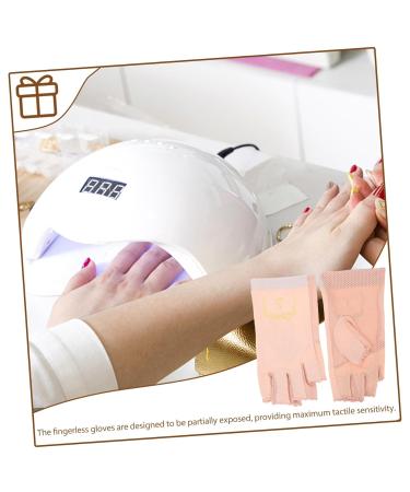 Beaupretty 1 Pair Manicure Gloves Anti Uv Protective Gloves for Manicure Uv Gloves for Gel Manicures Uv Protection Gloves for Manicure Uv Gloves for Nail Cotton Nail Lamp - Buy Online on GoSupps.com