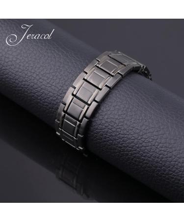 Jeracol Lymph Detox Steel Magnetic Band & Ring for Men - 3500 Gauss Magnet Copper Ring Gift Box Included - Buy Online on GoSupps.com