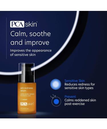 PCA SKIN Anti Redness Remover Face Serum - Calming Oil-Free Treatment for Irritation & Skin Tone - 1 fl oz - Buy Online on GoSupps.com