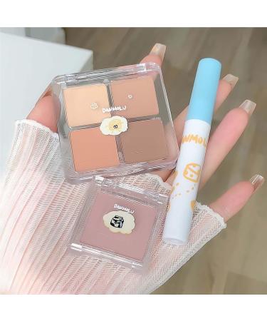 Neutral Eyeshadow Palette & Velvet Lip Gloss | 3-in-1 Multi-Purpose Makeup Set for Beginners & Professionals - Shop Internationally - Buy Online on GoSupps.com