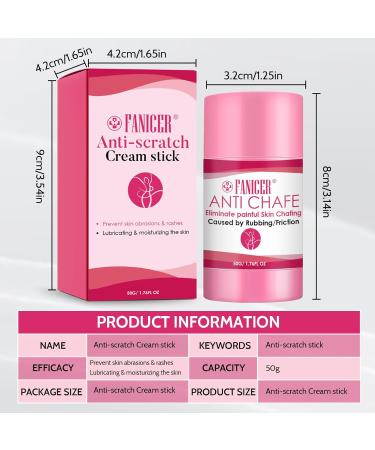 Anti-friction sticks anti-friction thigh anti-friction cream friction cream prevents abrasions on both thighs (50 g) - Buy Online on GoSupps.com