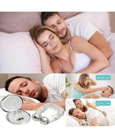 Anti Snoring Device - Magnetic Nose Clip for Unisex | 8-Piece Silicone Snoring Solution - Buy Online on GoSupps.com