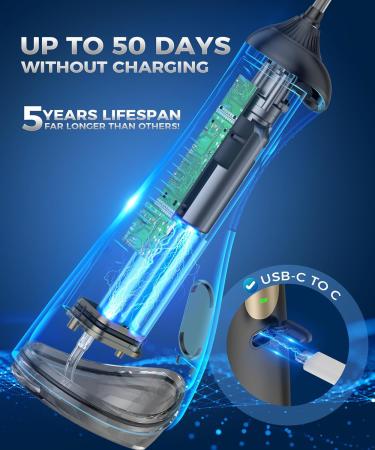 Water Flosser with U-Shaped Tip - 8 Tips 4 Modes Rechargeable & IPX8 Waterproof - Perfect for Home & Travel - Buy Online on GoSupps.com