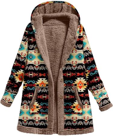 Hanxiulin Oversized Plush Jacket for Women | Warm Lined Fleece Winter Coat | Long Sleeve Trench Coat | Thick & Cuddly 4XL Black - Buy Online on GoSupps.com