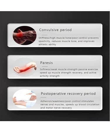 Finger Orthotics Rehabilitation Robot Gloves Electric Hand Training Device with Remote Control Soft Resting Hand Splint for Flexion Contracture for Stroke Hemiplegia Patients Left Large - Buy Online on GoSupps.com