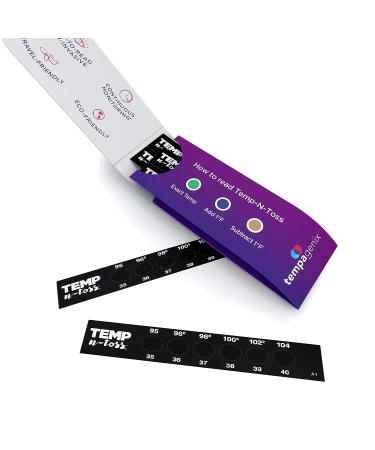 Forehead Thermometer Strips 6 Pack - Temp-N-Toss | Easy-to-Use Temperature Strips - Buy Online on GoSupps.com