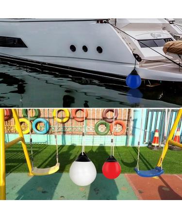 VEITHI Boat Buoy Ball Fender Round Anchor Buoy for Small Boat/Yacht - Blue 11.4x14inch - Buy Online on GoSupps.com