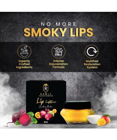 Lip Lightener Smoker Balm for Dry Chapped Dark & Smoky Lips| Moisturizes Nourishes & Soften Lips | Enriched with Jojoba oil Beetroot & Olive oil | For Men & Women - 4 ml - Buy Online on GoSupps.com