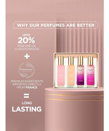 Bella.Vita Luxury Woman Eau De Parfum Gift Set 4x0.68 fl. oz Floral Fruity Long Lasting - Buy Online on GoSupps.com