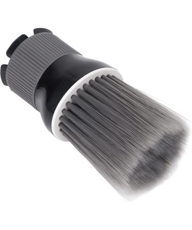 Barber Neck Hair Duster Brush with Hair Dryer Inlet Professional Neck Duster Brush Soft Nylon Wool Hair Sweeping Brush for Salon Hair Cutting - Buy Online on GoSupps.com