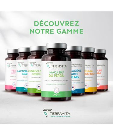 Organic MACA from Peru (Peruvian Ginseng) | Performance Fertility Desire and Energy | Root Rich in Vitamins and Minerals | 1600 mg/day for Maximum Effectiveness | 120 Vegan Capsules | Terravita - Buy Online on GoSupps.com