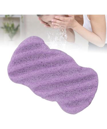 Verdant Touch Facial Sponge Plant Fiber Facial Sponge Reusable Face Cleansing Exfoliating Puff Washable Bath Sponge Portable Purple - Buy Online on GoSupps.com