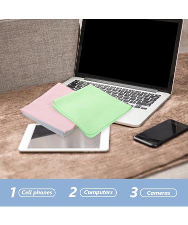 Buy LOGOFUN 4Pcs Large Colorful Eyeglass Cleaning Cloths - Soft & Portable Glasses Cleaners for Home Use - Buy Online on GoSupps.com