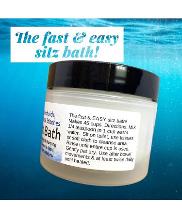 Urban ReLeaf Butt Bath - Fast Relief for Hemorrhoids, Fissures & Stitches with Healing Sea Salt - 100% Natural Solution to Stop Itching & Burning - Buy Online on GoSupps.com