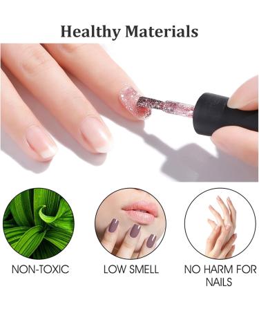 Nail Polish Sets Quick Dry Nail Polish Nail Varnish 4PC Pink Nail Varnish Set Long Lasting Nude Pink Red Purple Nail Polish Non-Toxic Water Based Nail Varnish No Need Cure Pink Purple - Buy Online on GoSupps.com