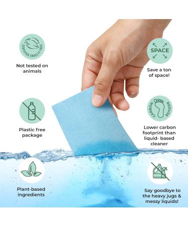Buy Eco-Friendly Toilet Cleaner Sheets - 40 Strips | International Shipping - Buy Online on GoSupps.com